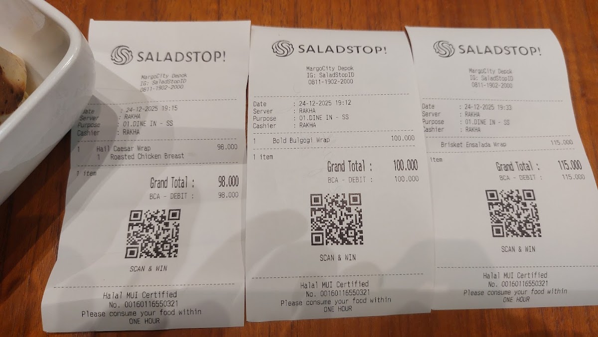 SaladStop! Margocity Photo Menu 4