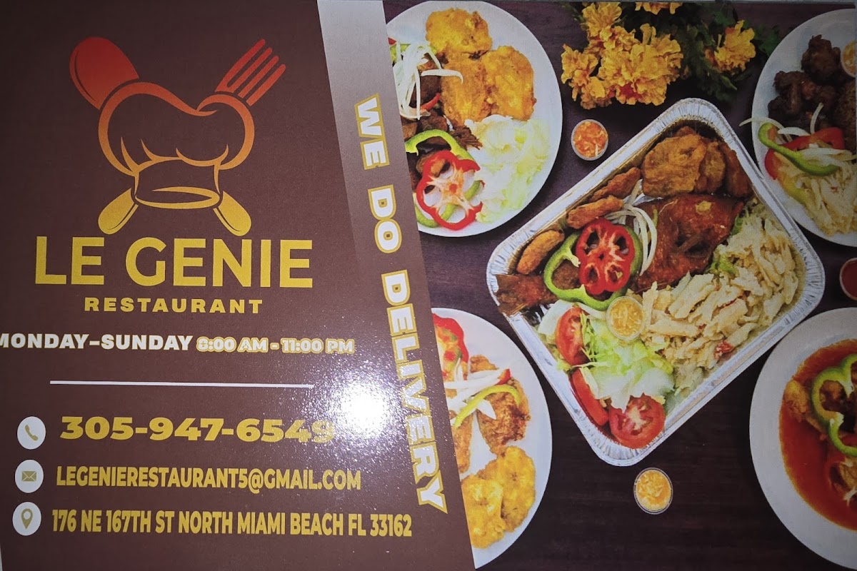 Le Genie Restaurant Photo Menu 3