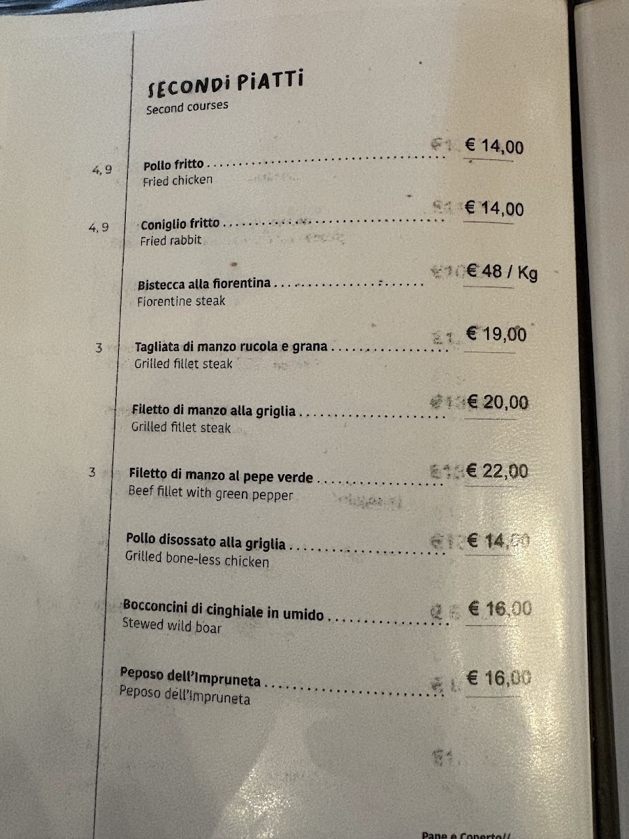 L'Arte di Dory - Cucina Casalinga in Oltrarno Photo Menu 4