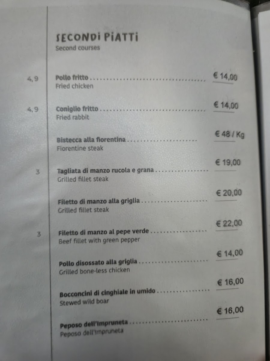 L'Arte di Dory - Cucina Casalinga in Oltrarno Photo Menu 5