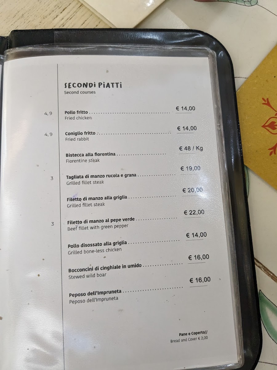 L'Arte di Dory - Cucina Casalinga in Oltrarno Photo Menu 8
