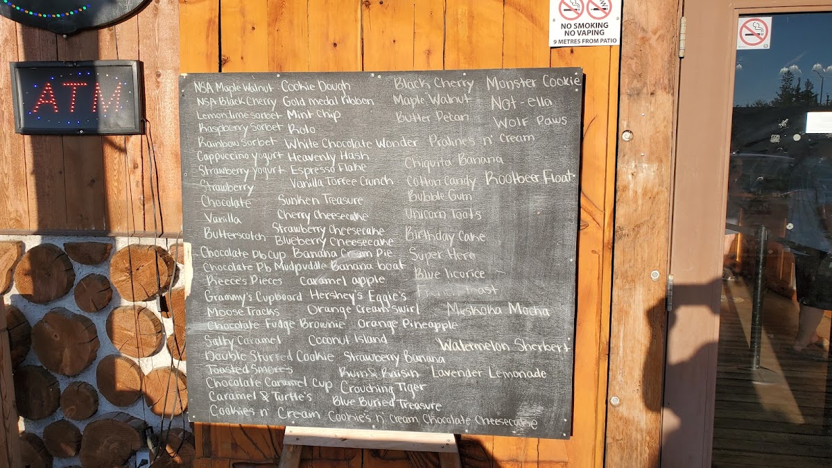 Big Moose Ice Cream Parlour Photo Menu 3