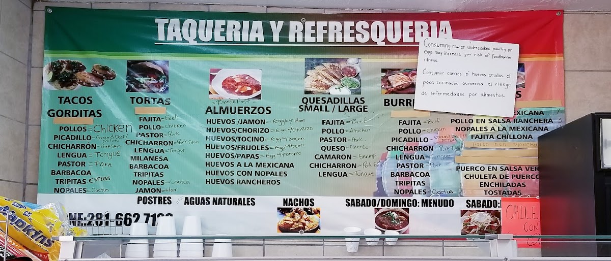Perlas Taqueria Photo Menu 10