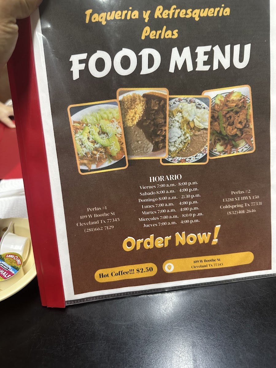Perlas Taqueria Photo Menu 6