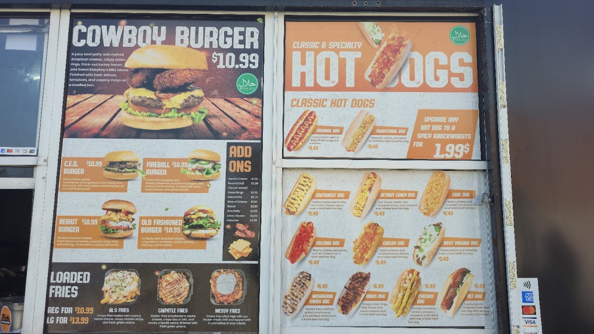 A1 Dogs & Burgers Photo Menu 1