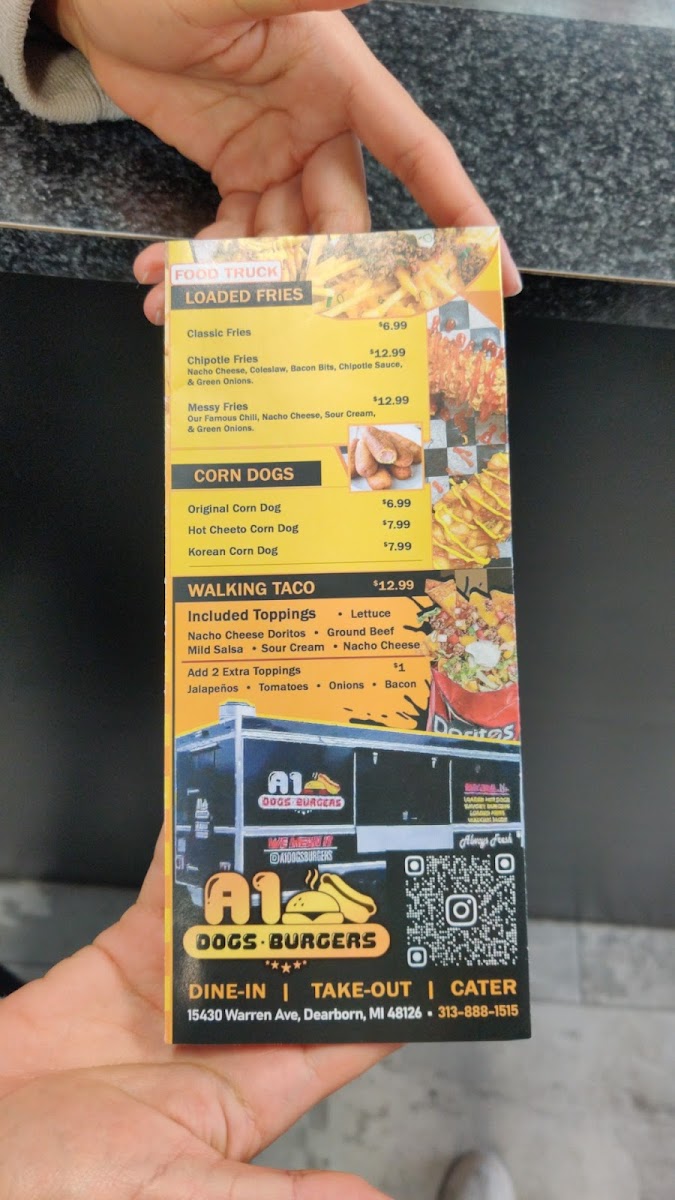A1 Dogs & Burgers Photo Menu 6
