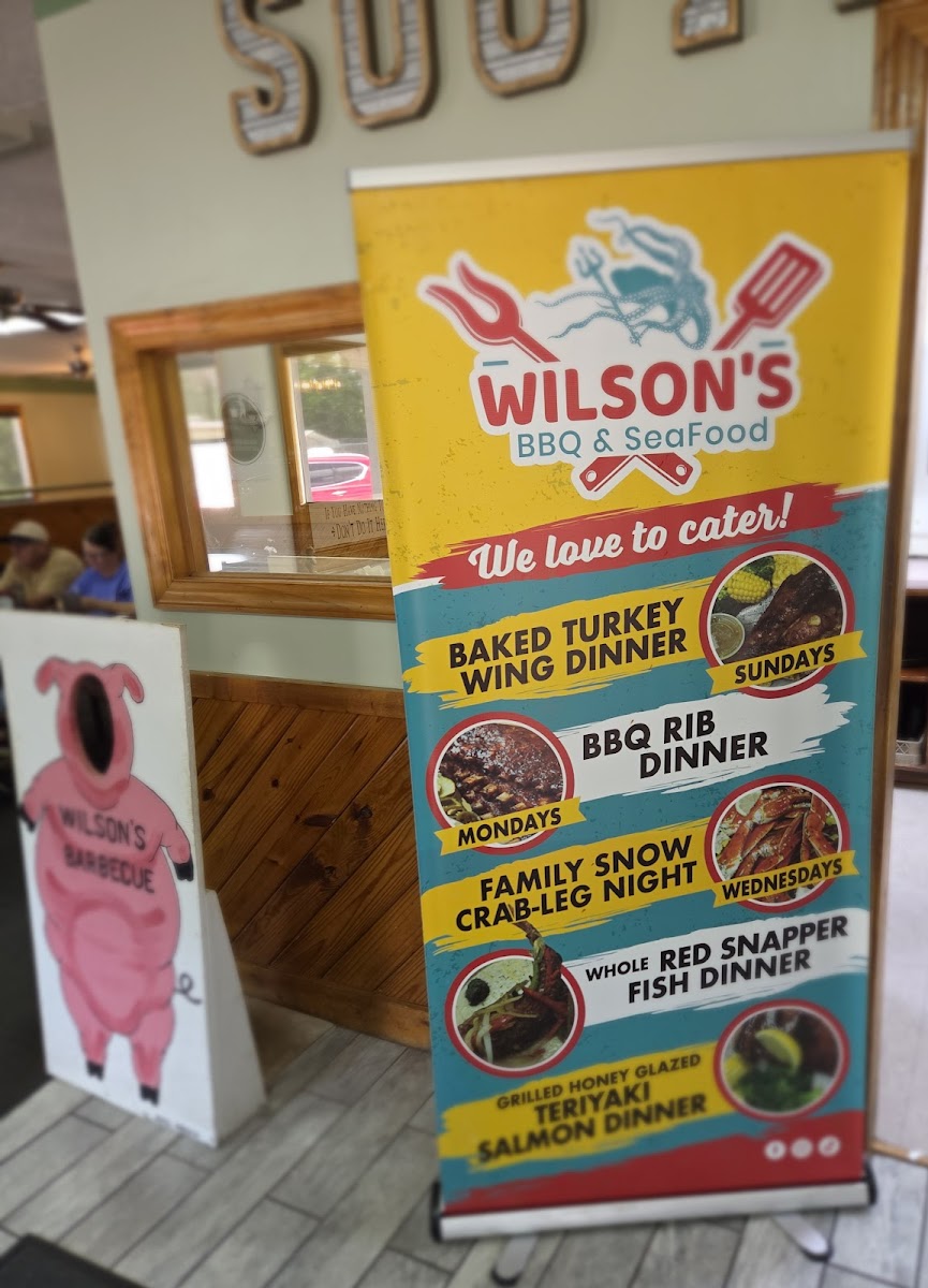 Wilson's BBQ & SeaFood Photo Menu 5