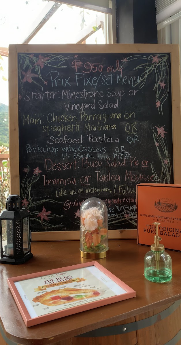 Olive Rose Vineyard & Farm Kitchen Photo Menu 1