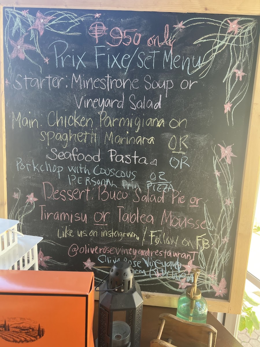 Olive Rose Vineyard & Farm Kitchen Photo Menu 3