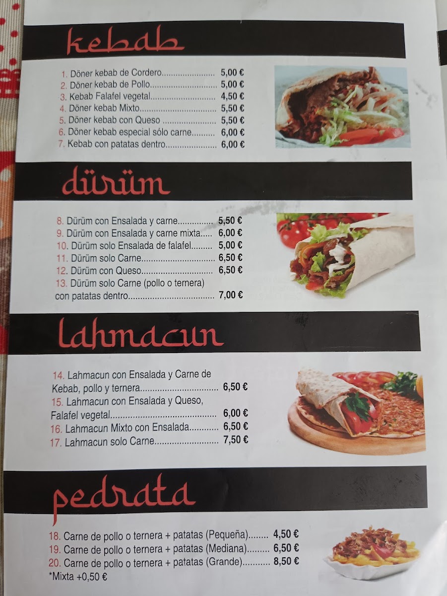 Anqara Kebab Photo Menu 2