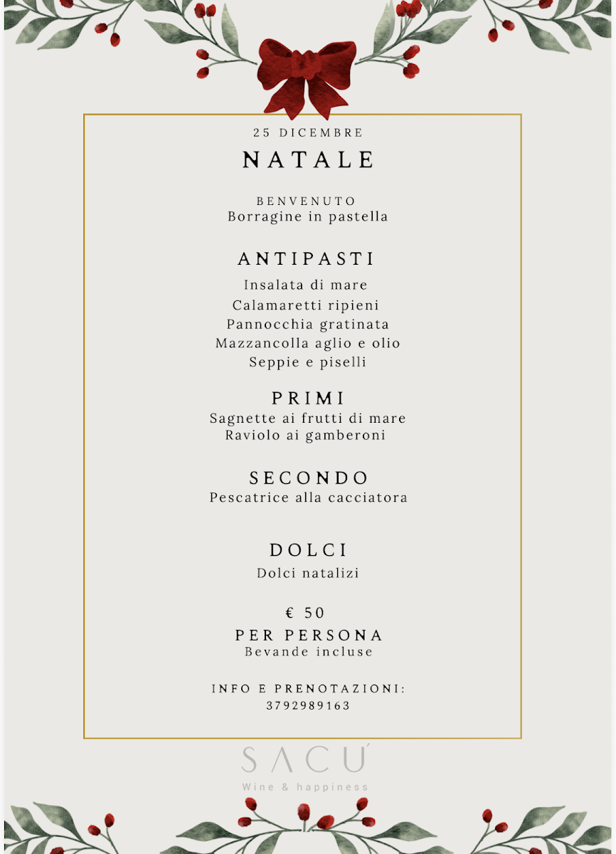 Sacù Bistrot Photo Menu 3