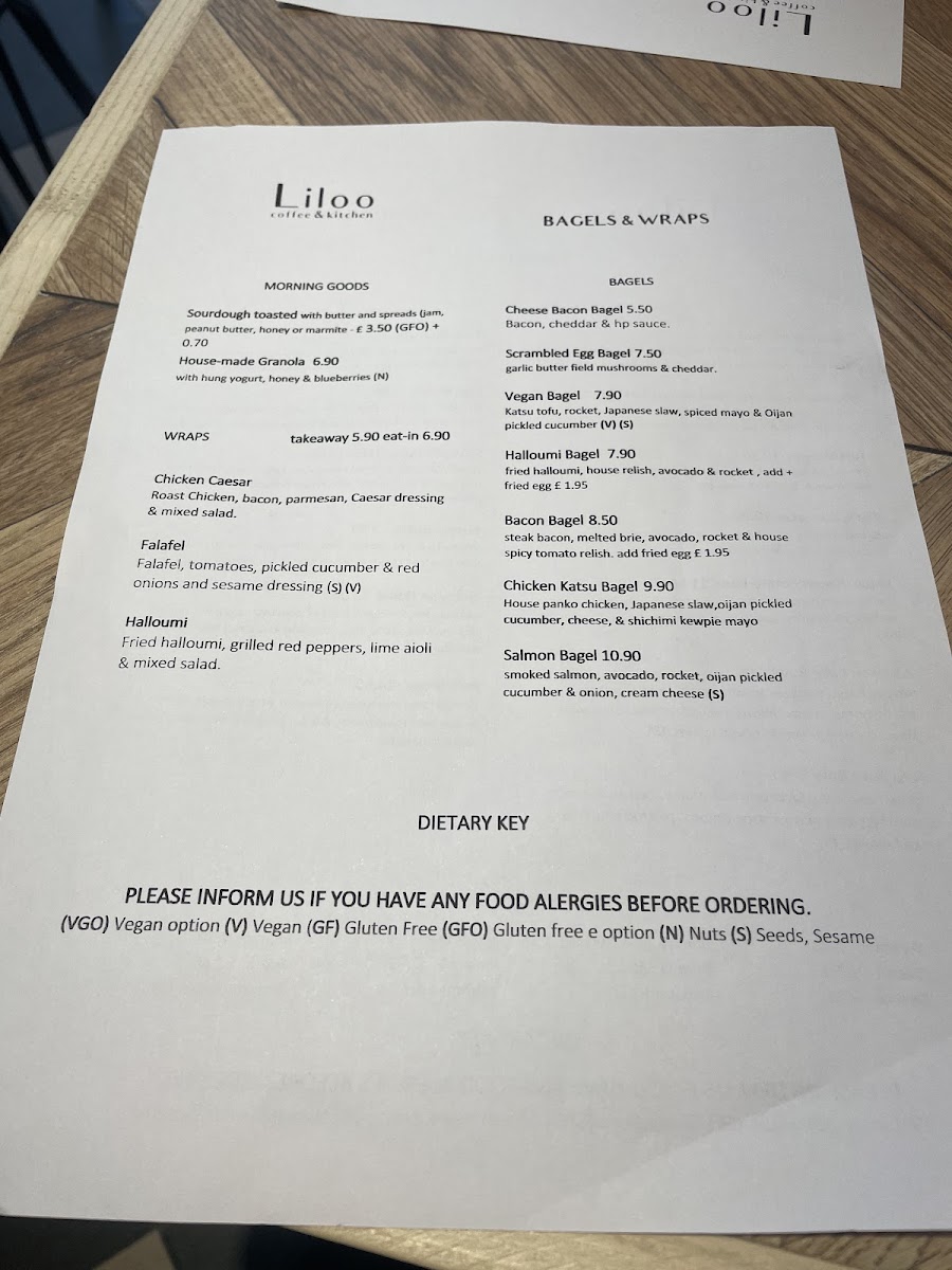Liloo Coffee & Kitchen Photo Menu 7