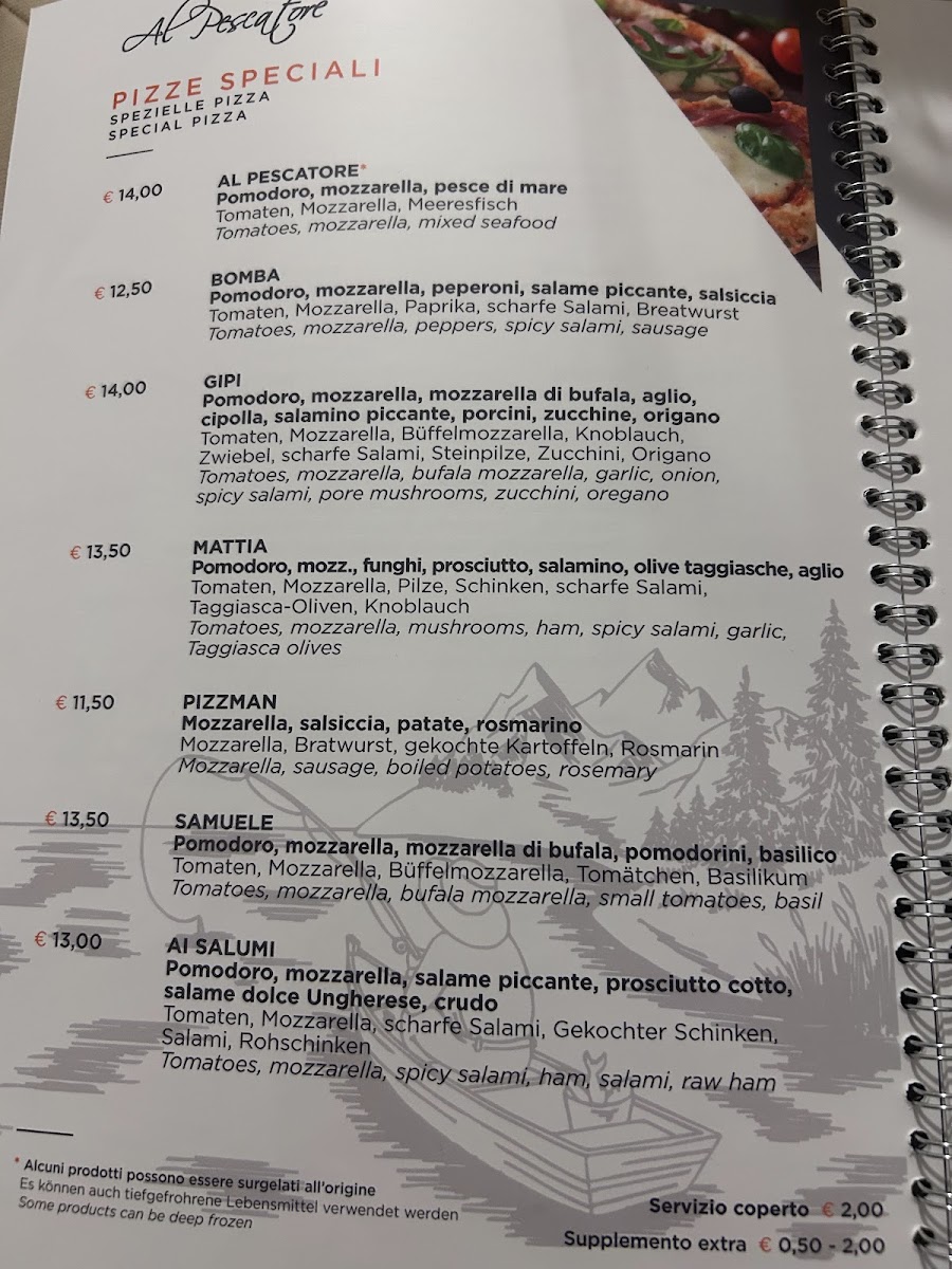 Al Pescatore Photo Menu 3