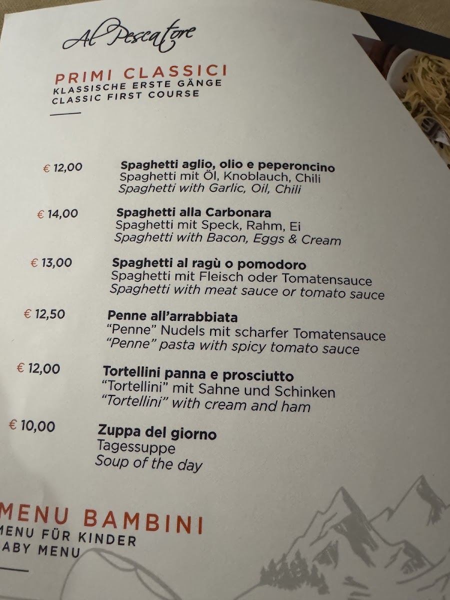 Al Pescatore Photo Menu 7