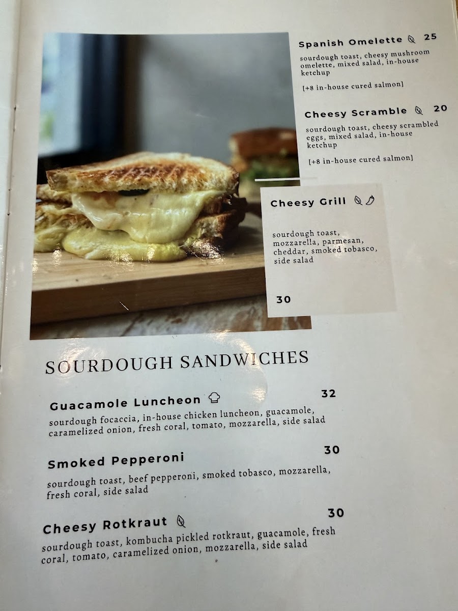 Yin's Sourdough Bakery & Cafe • Kiara Bay Photo Menu 1