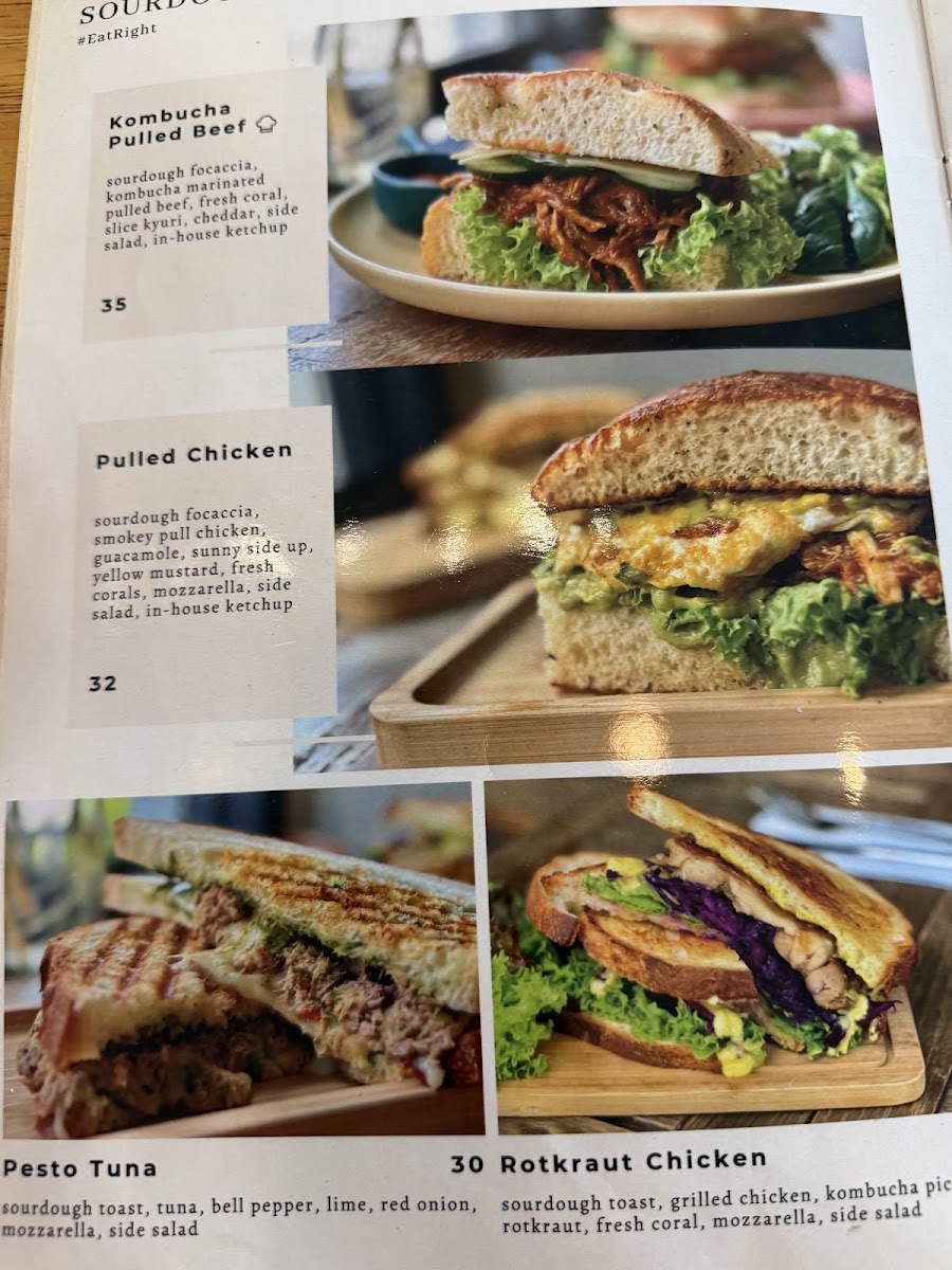 Yin's Sourdough Bakery & Cafe • Kiara Bay Photo Menu 5