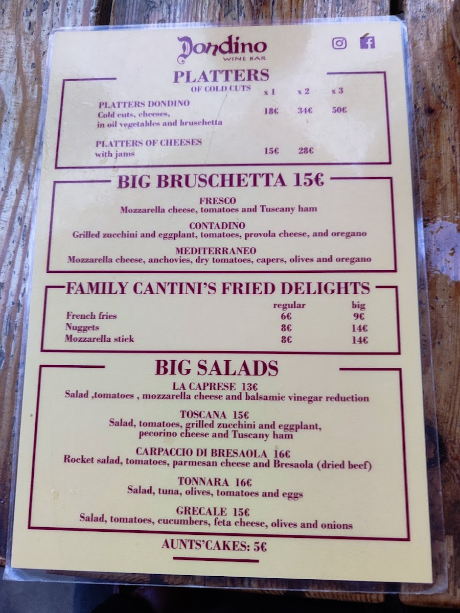 Dondino Photo Menu 7