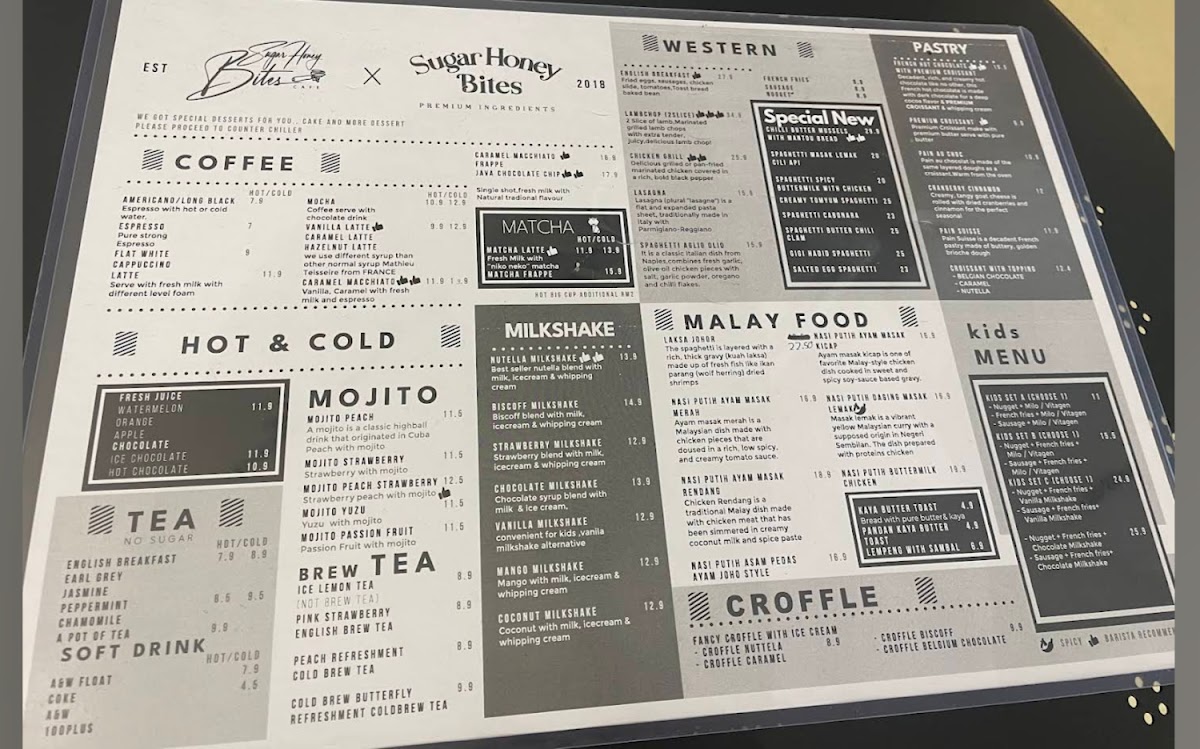 Sugar Honey Bites Cafe Photo Menu 6