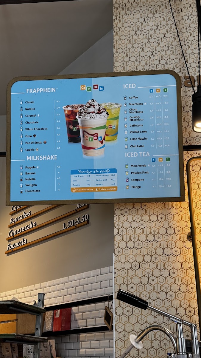 Cafhein Photo Menu 1