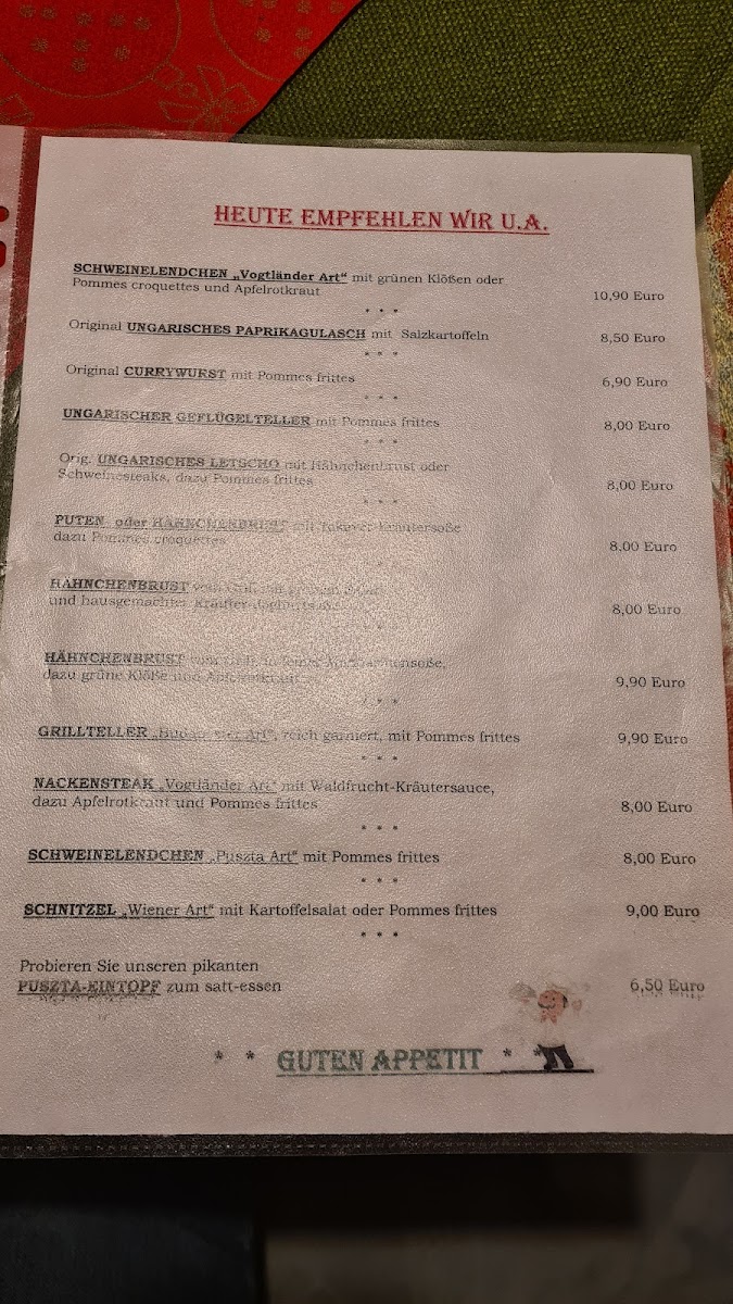 Restaurant Piroschka Photo Menu 5
