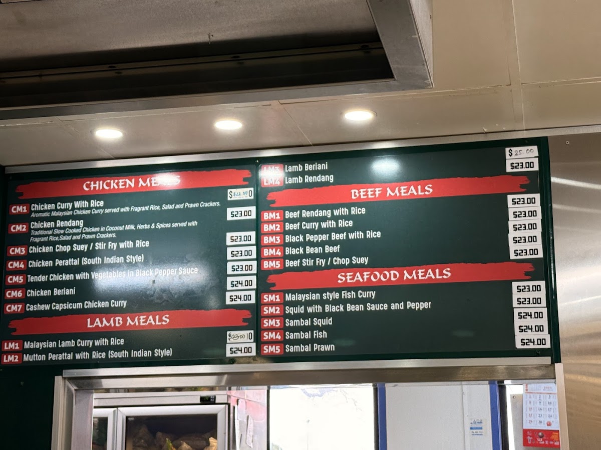 Taste of Malaysia Restaurant Photo Menu 2