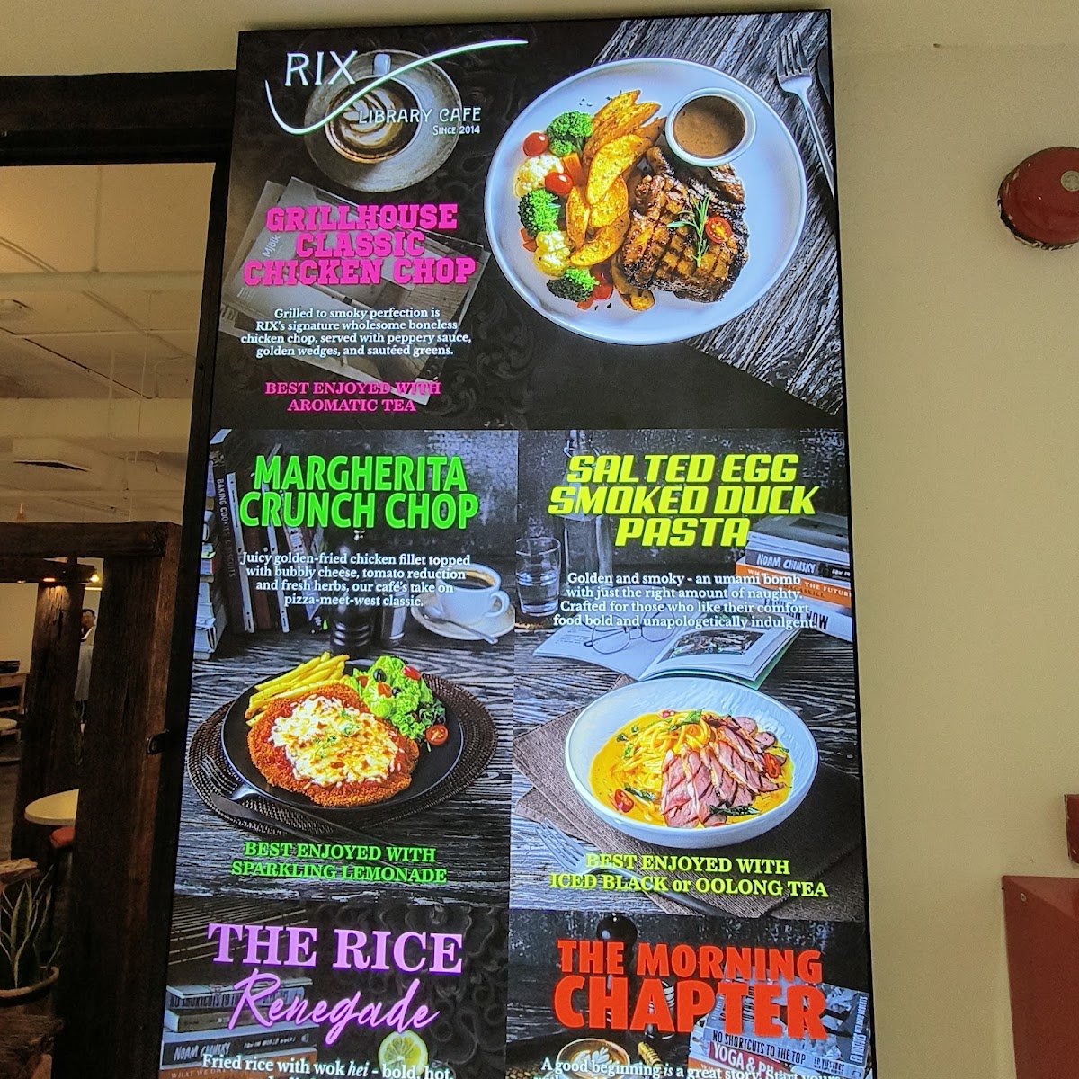RIX LIBRARY CAFE Photo Menu 3