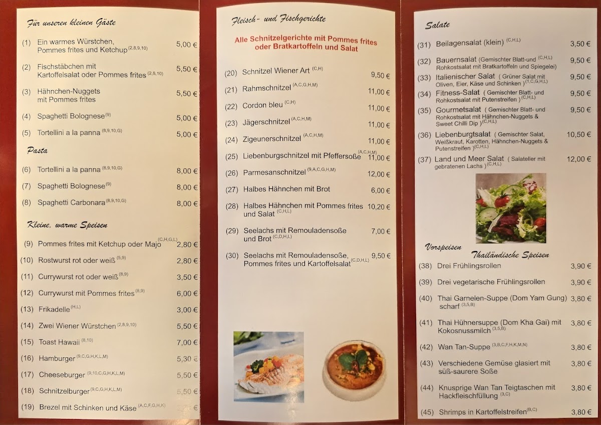 Burgschänke Photo Menu 1
