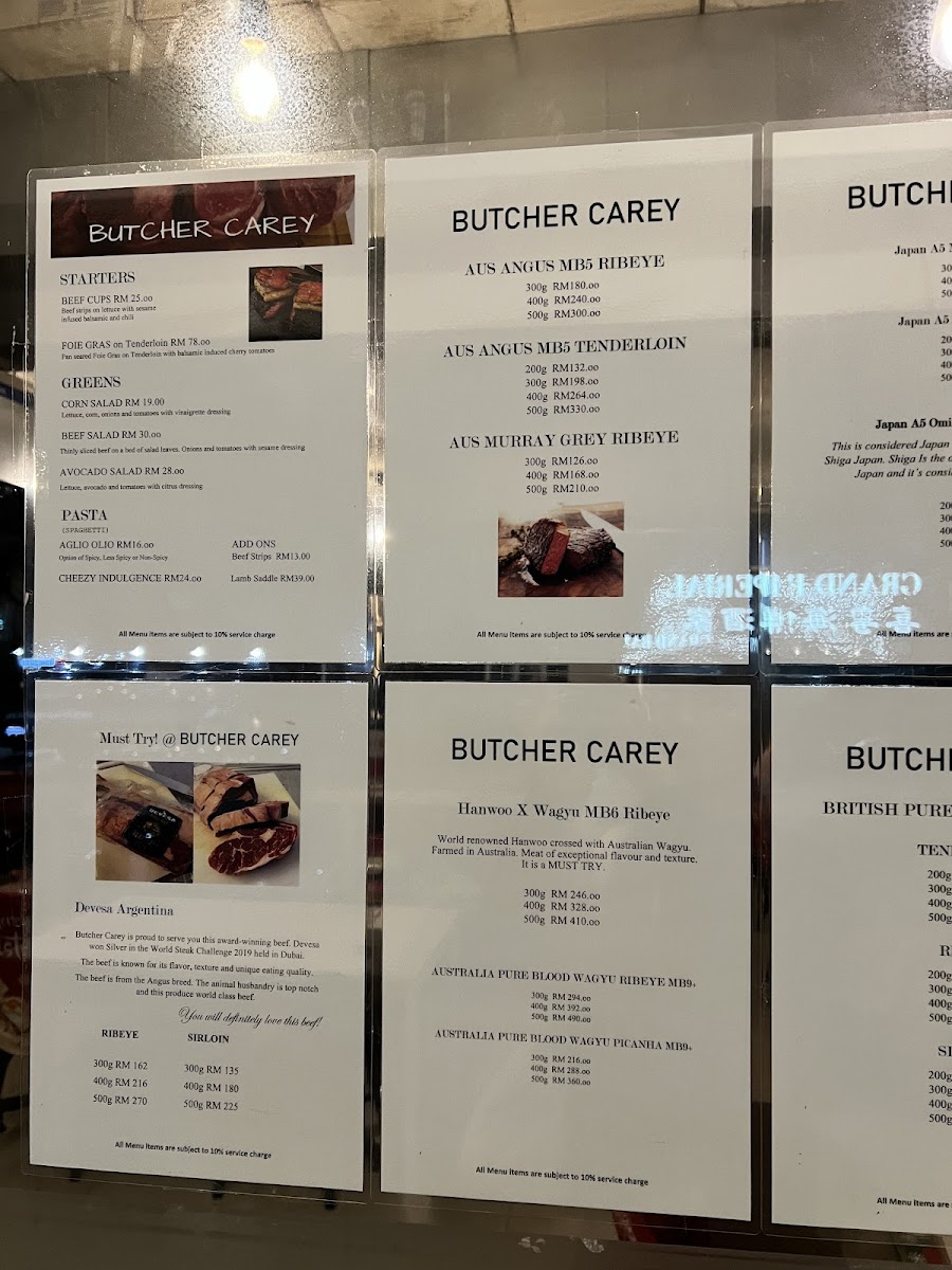 Butcher Carey Photo Menu 10