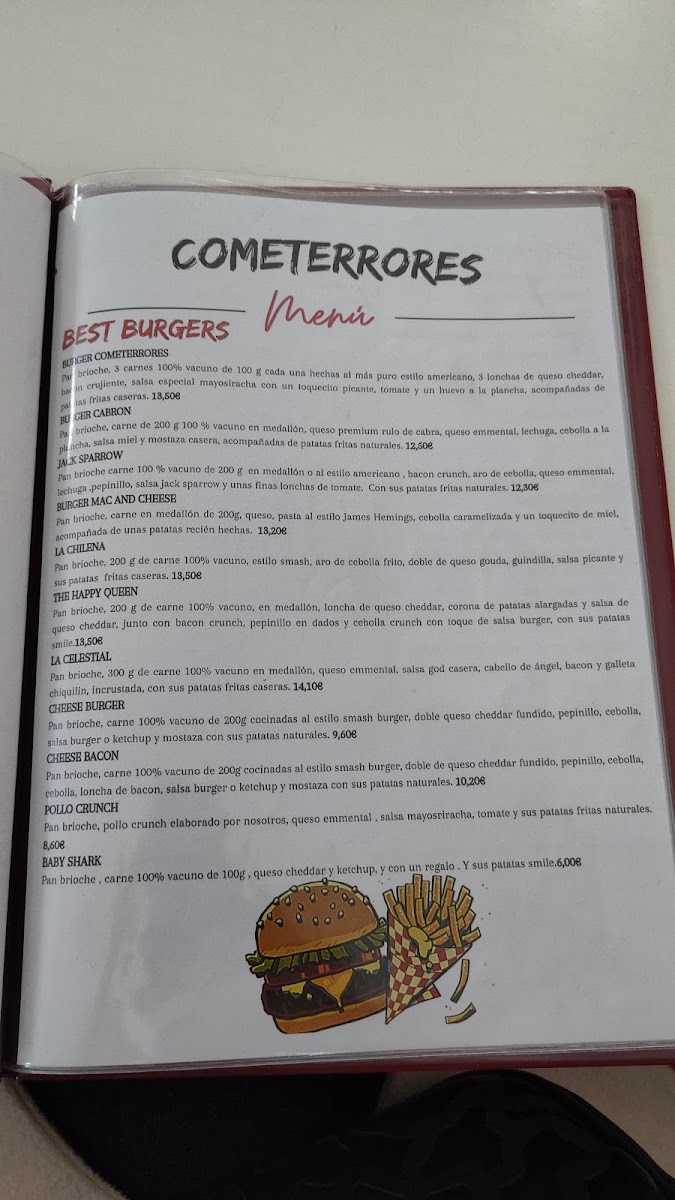 Hamburguesería Cometerrores Photo Menu 10
