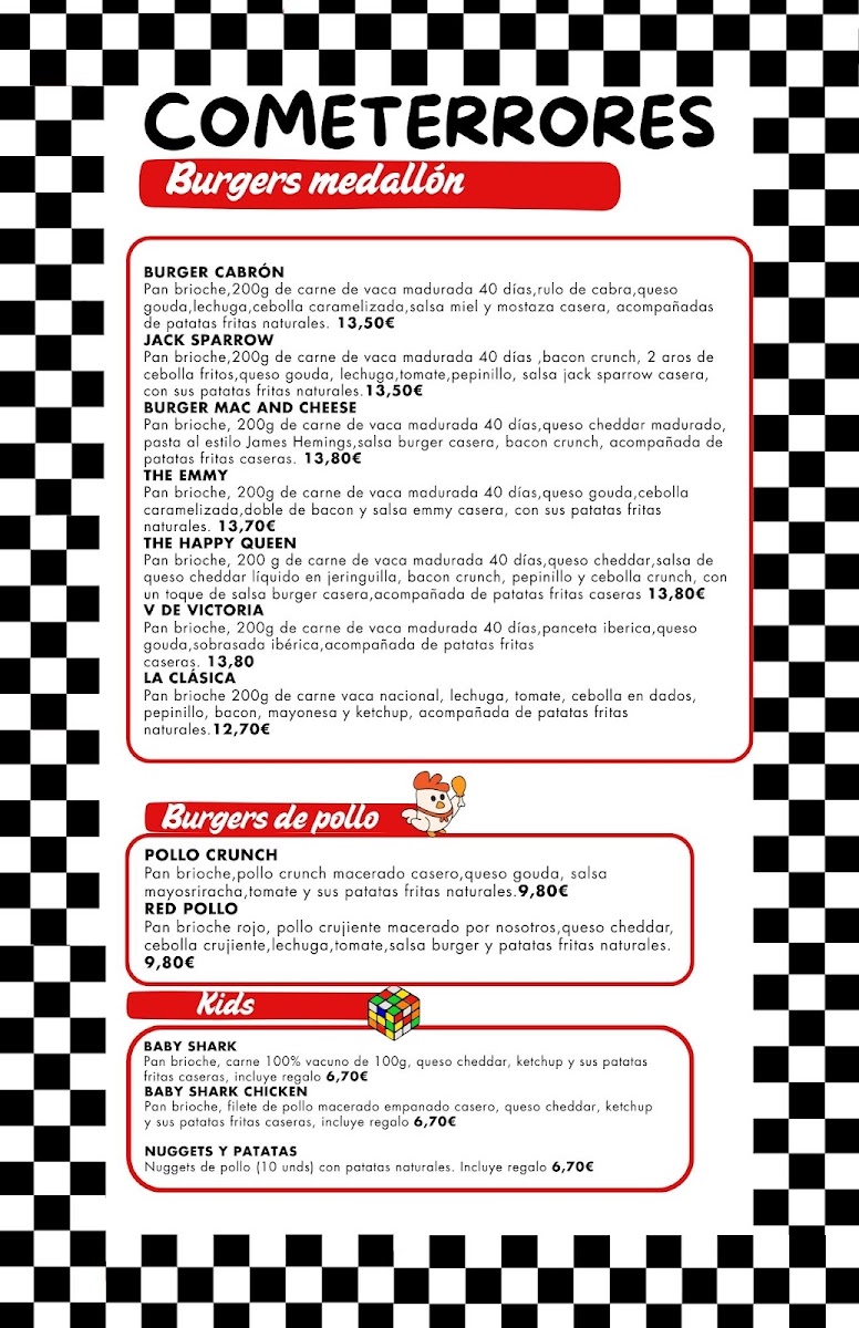 Hamburguesería Cometerrores Photo Menu 5