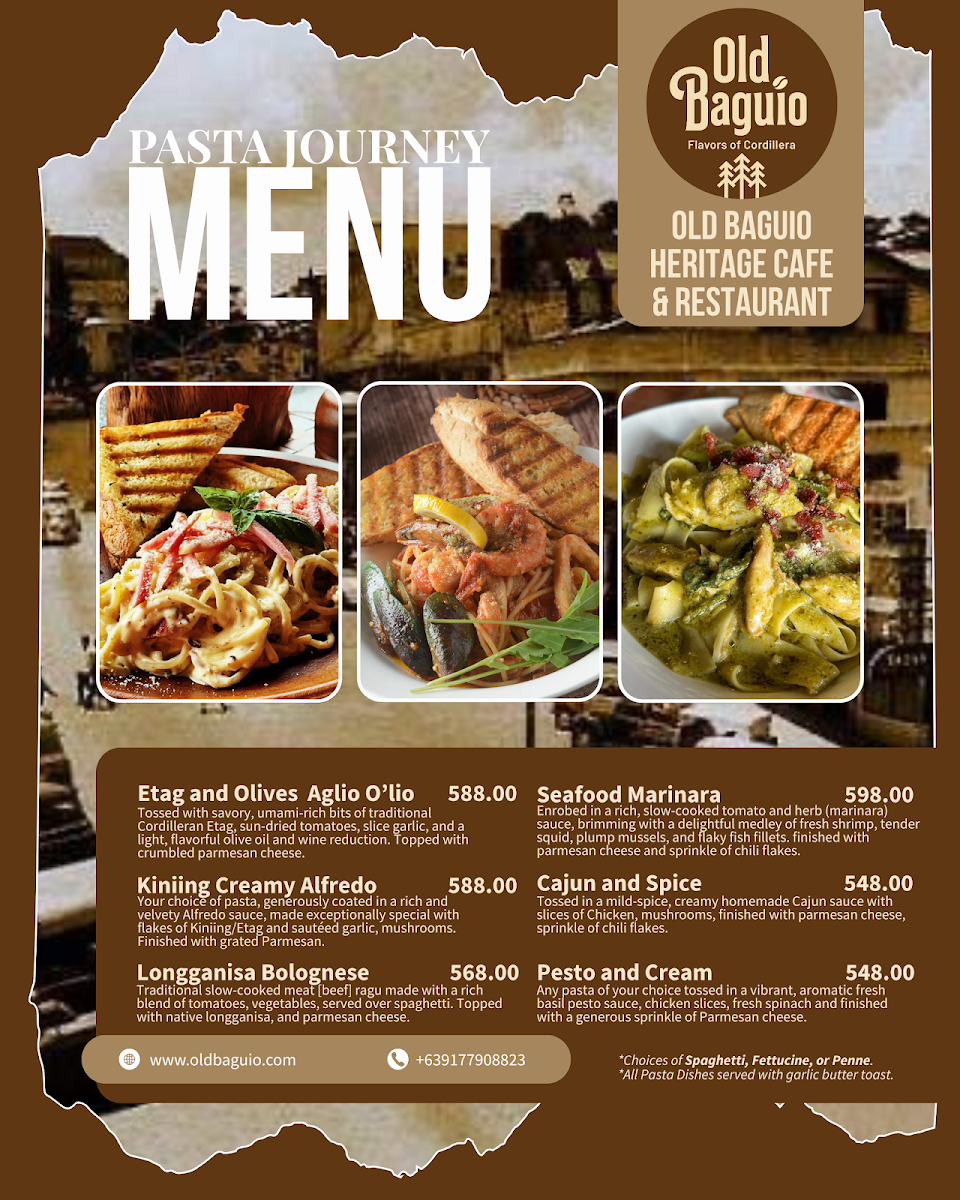 Old Baguio Heritage Cafe and Restaurant Photo Menu 5