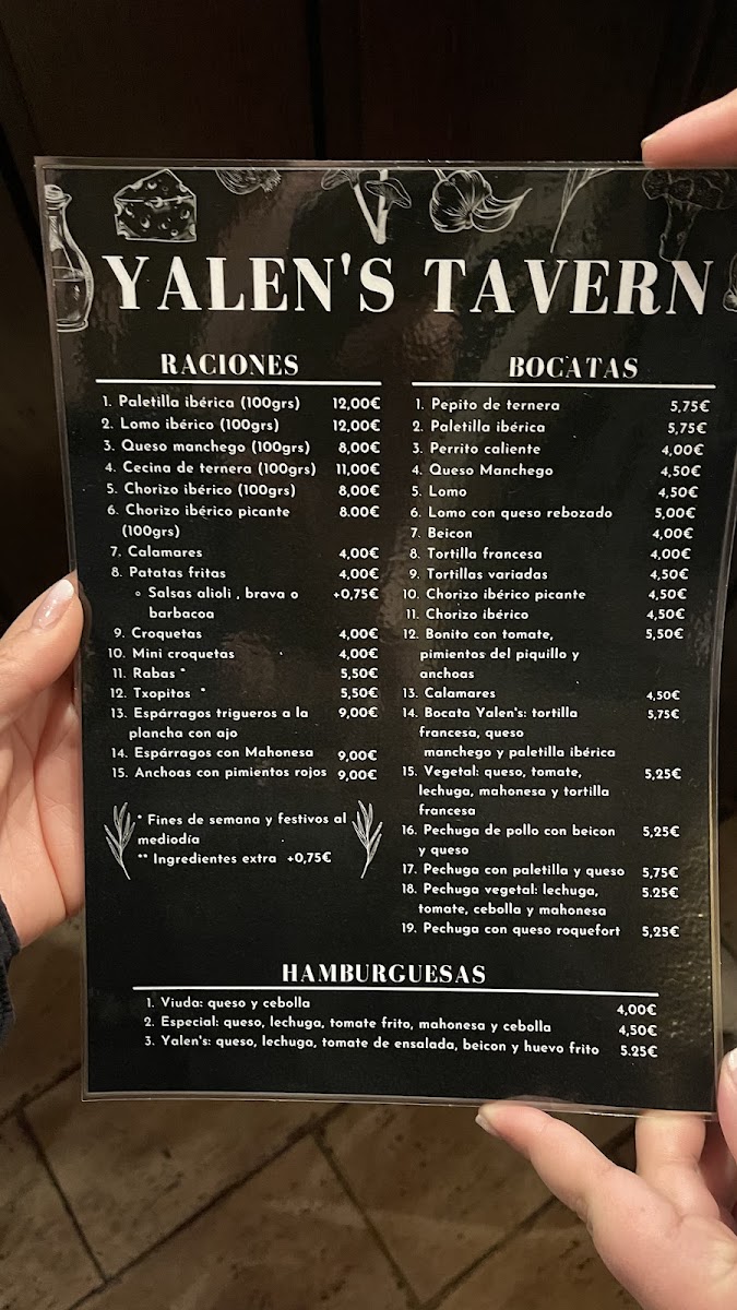 Yalens Tavern Photo Menu 6
