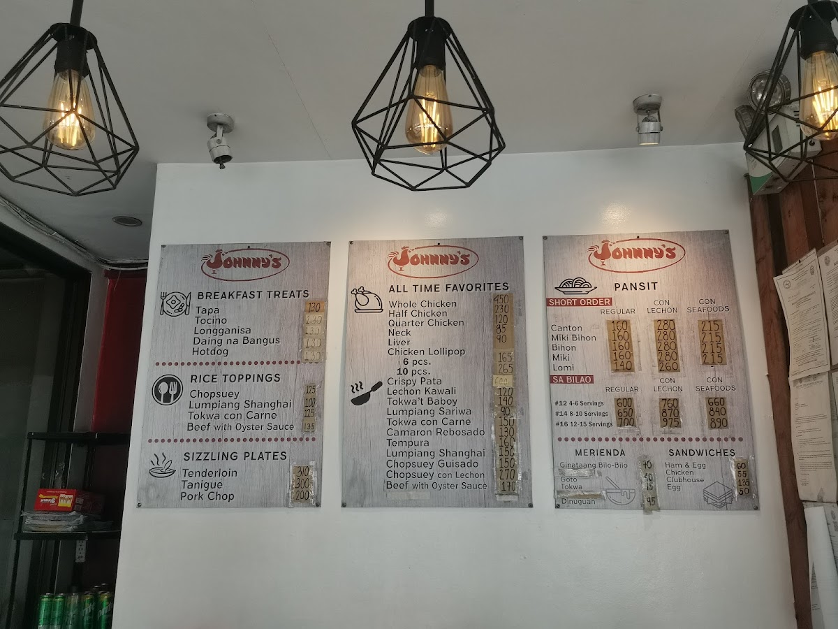 Johnny's Photo Menu 1