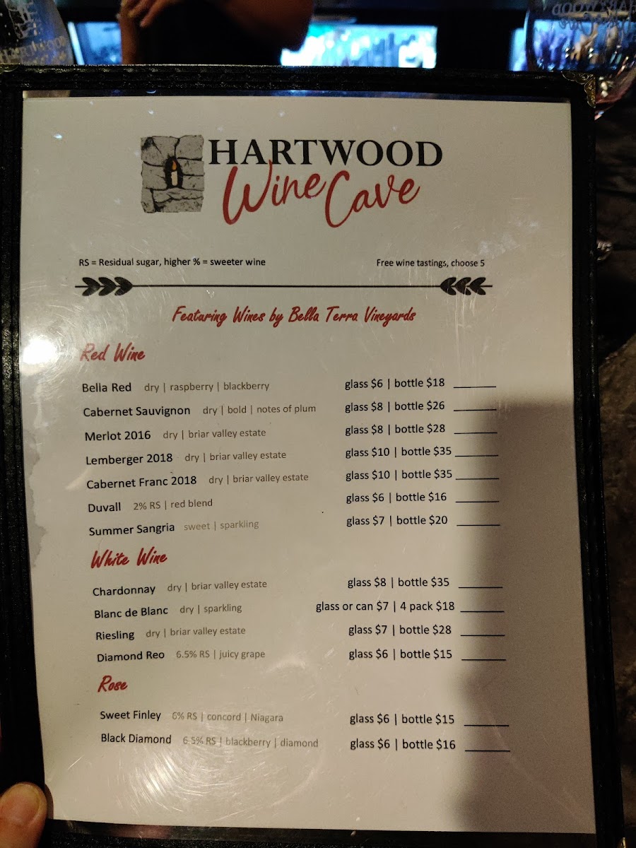 The Wine Cave Photo Menu 5