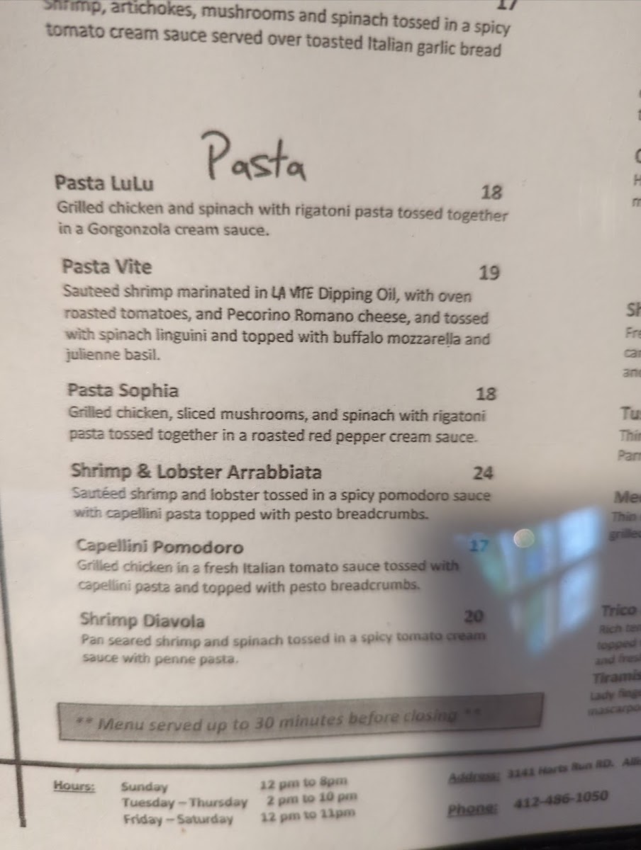 The Wine Cave Photo Menu 6