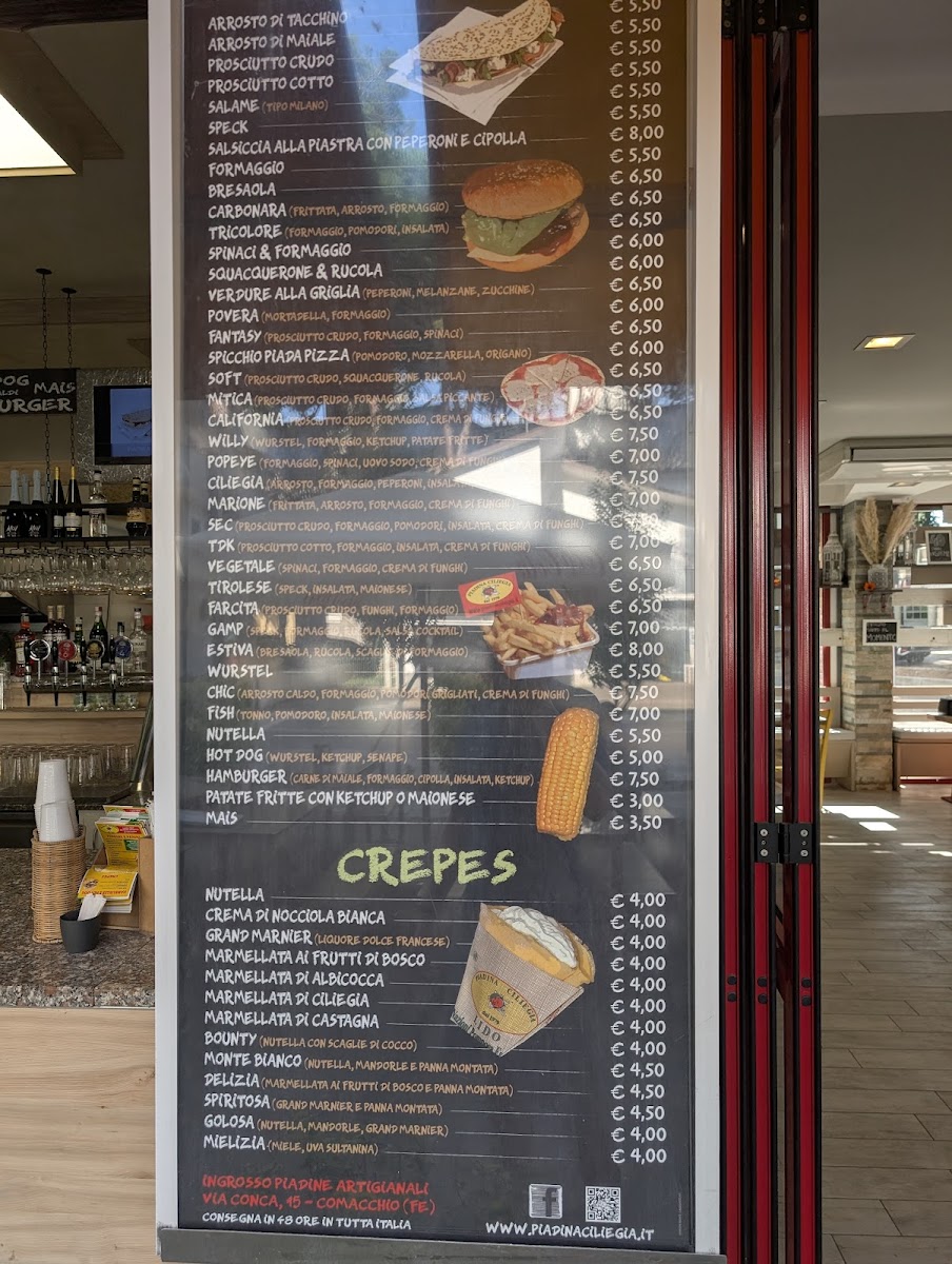 Piadina Ciliegia Photo Menu 3