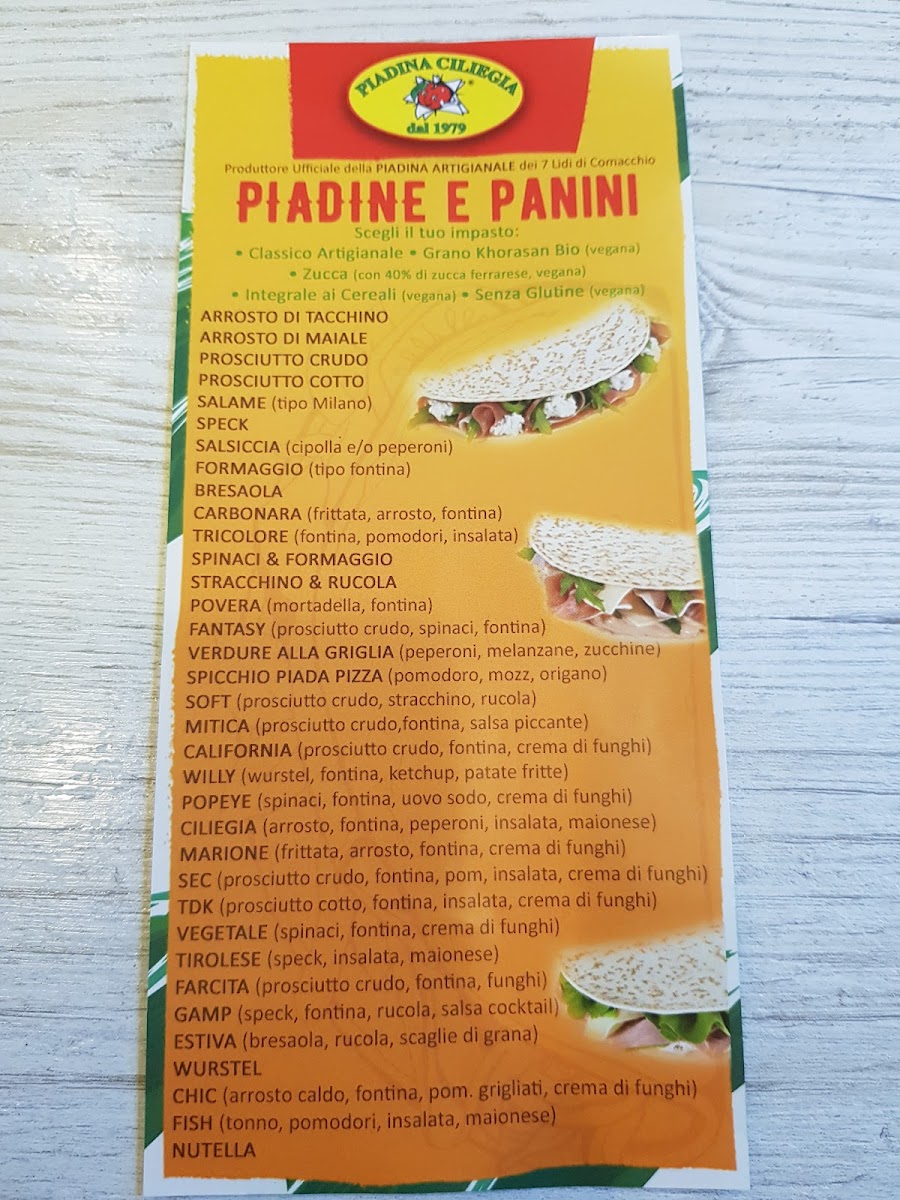 Piadina Ciliegia Photo Menu 8
