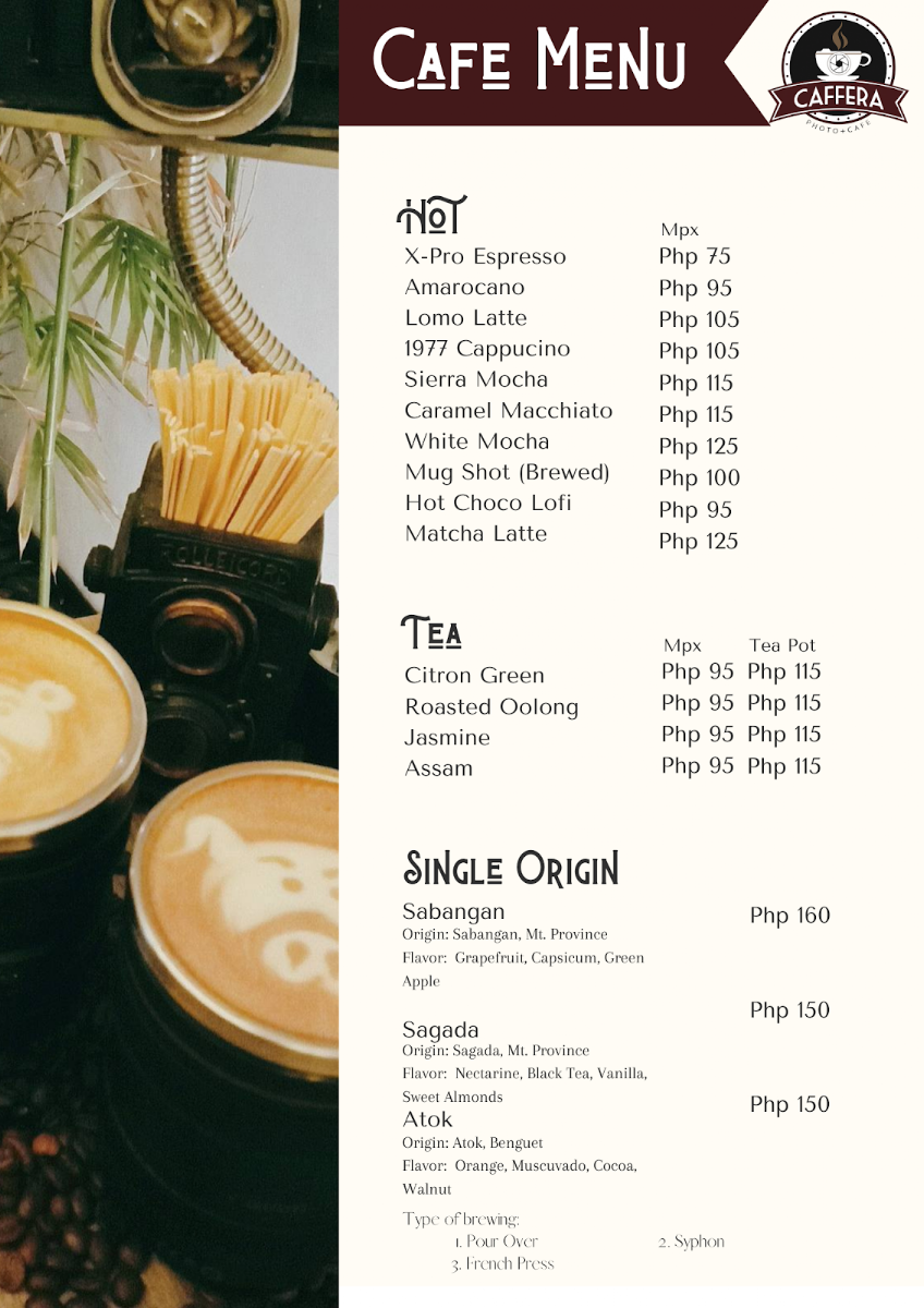 Caffera Photo + Café Photo Menu 6