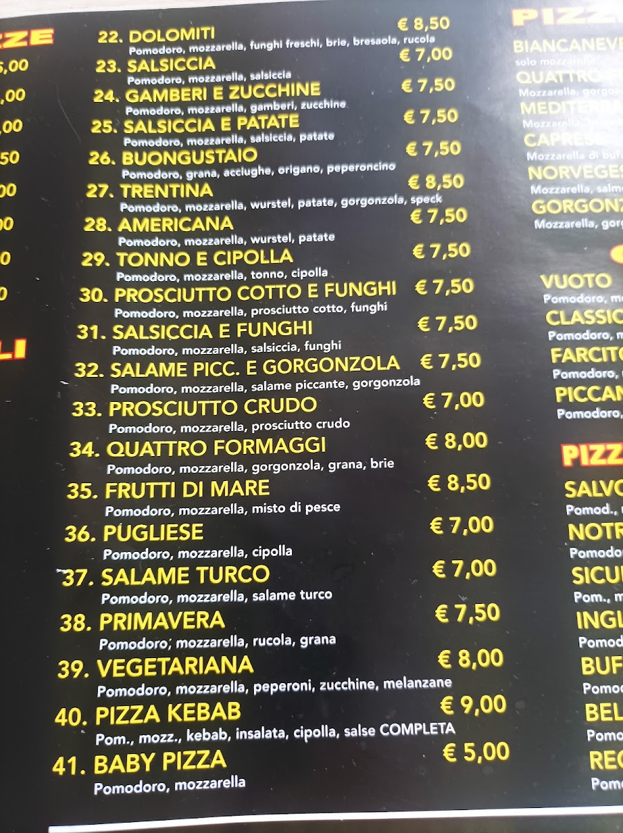 CASA DEL KEBAB PİZZA SPECİALİTÀ TURCHE Photo Menu 2