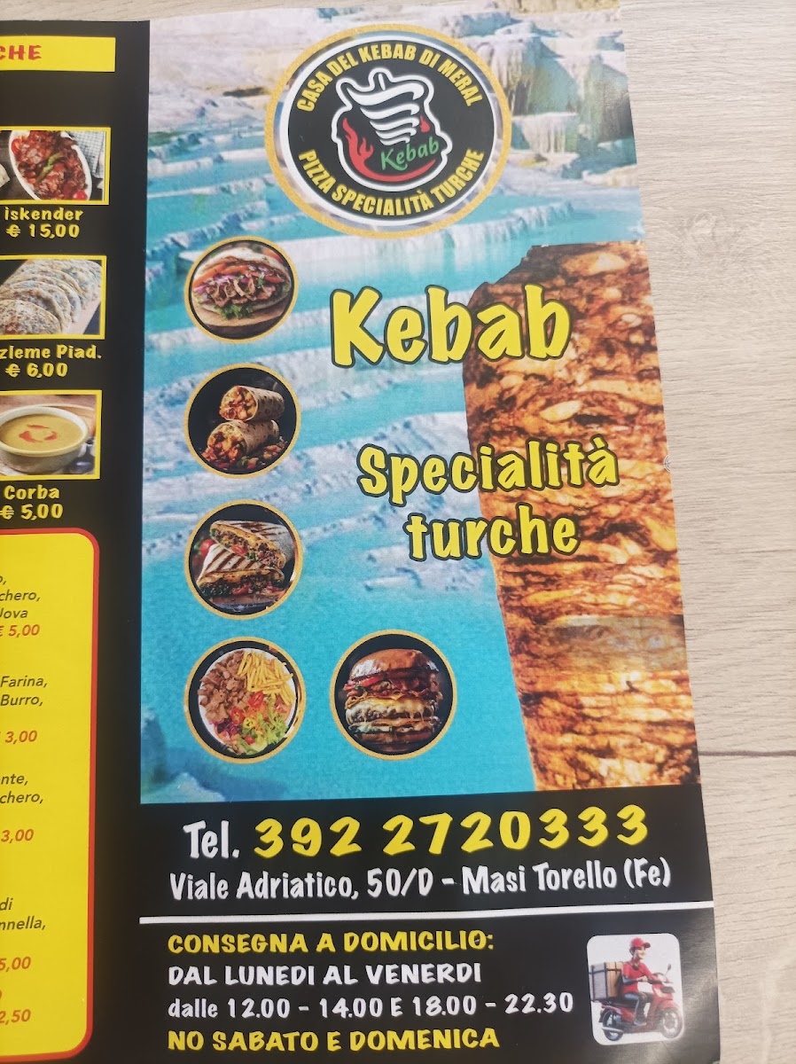 CASA DEL KEBAB PİZZA SPECİALİTÀ TURCHE Photo Menu 7