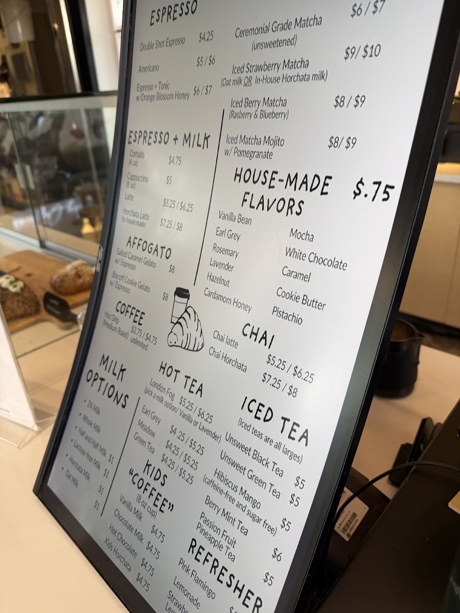 Early Bird Coffee Photo Menu 10