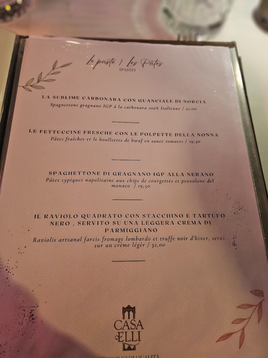 CASA ELLI Ristorante & Pizzeria Photo Menu 10