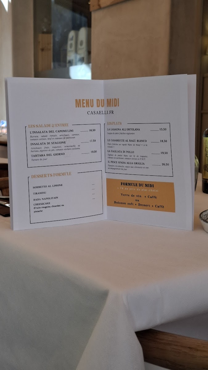 CASA ELLI Ristorante & Pizzeria Photo Menu 4