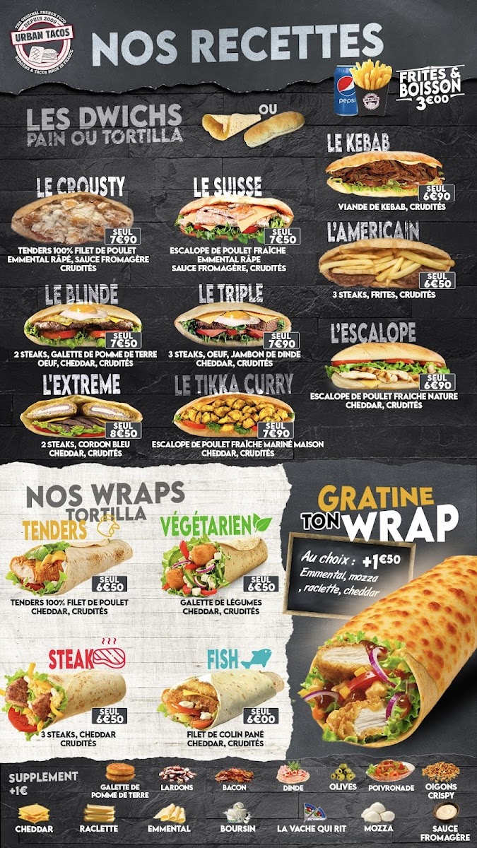 URBAN TACOS Photo Menu 1
