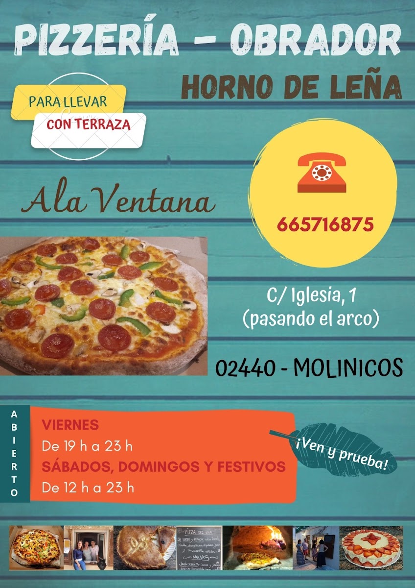 Ala Ventana Pizzería Photo Menu 4