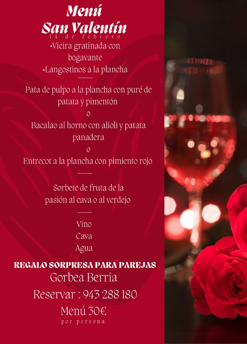 RESTAURANTE GORBEA Photo Menu 2