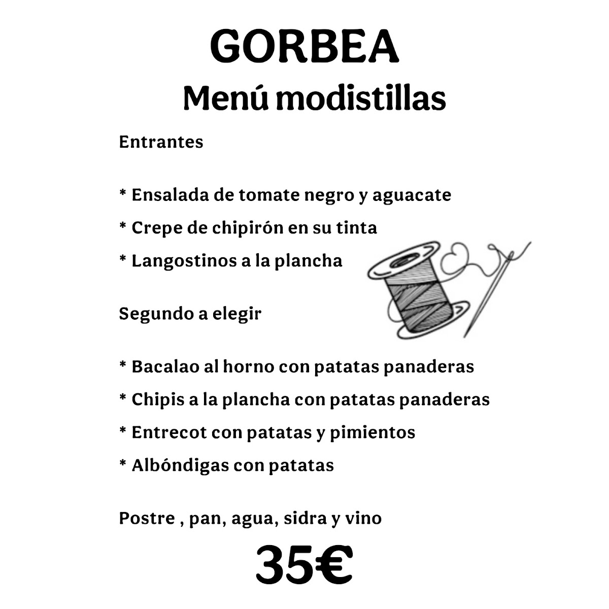 RESTAURANTE GORBEA Photo Menu 3
