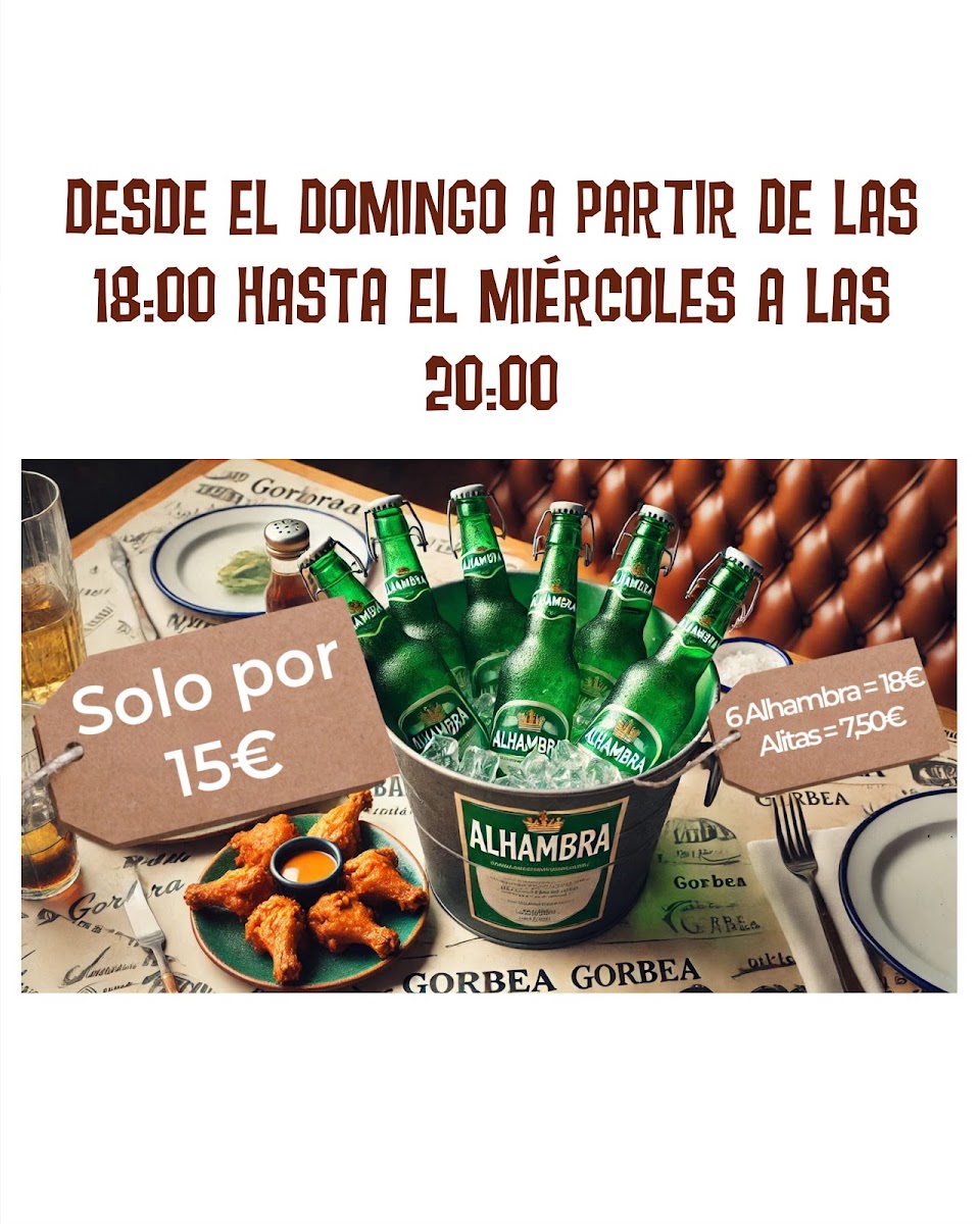 RESTAURANTE GORBEA Photo Menu 8