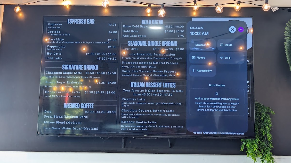 Riposo Coffee Roasters - Rumson Photo Menu 3