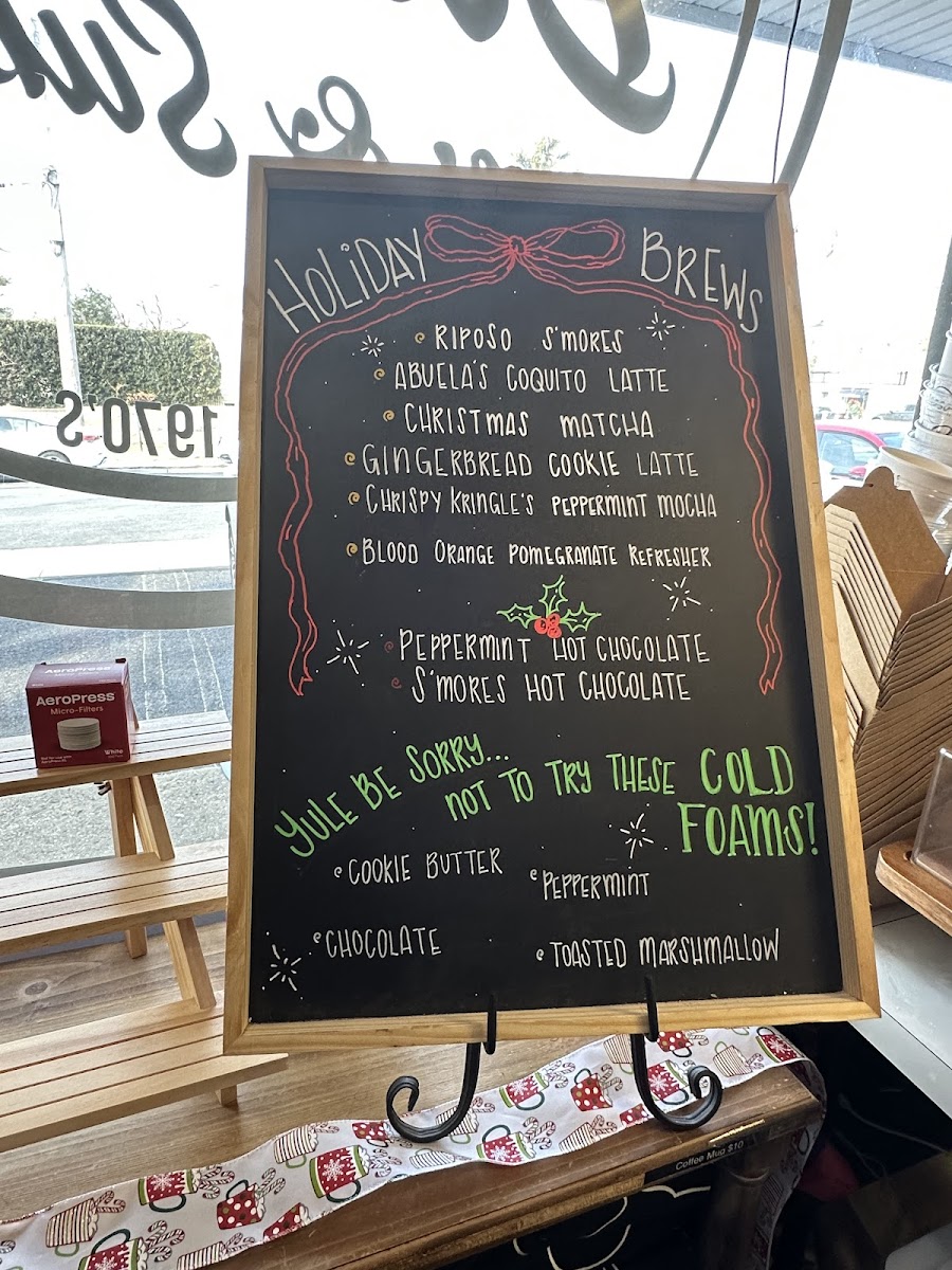 Riposo Coffee Roasters - Rumson Photo Menu 5